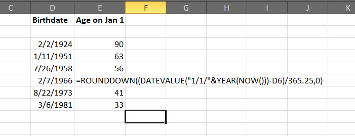 Computer Age formula